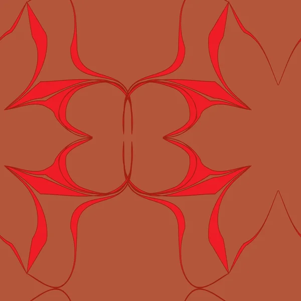 सीमलेस अमूर्त लाल पैटर्न — स्टॉक वेक्टर