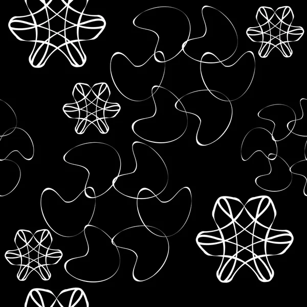Nahtlose abstrakte florale Muster — Stockvektor