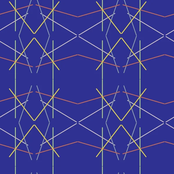 シームレスな抽象的な青パターン — ストックベクタ