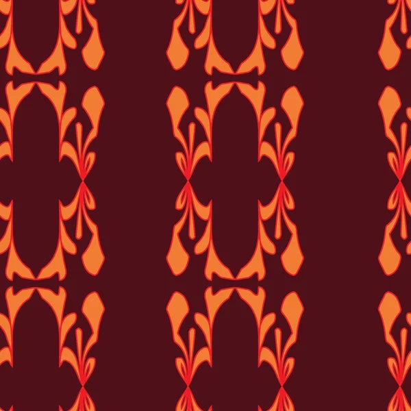 Бесшовный абстрактный красный узор — стоковый вектор