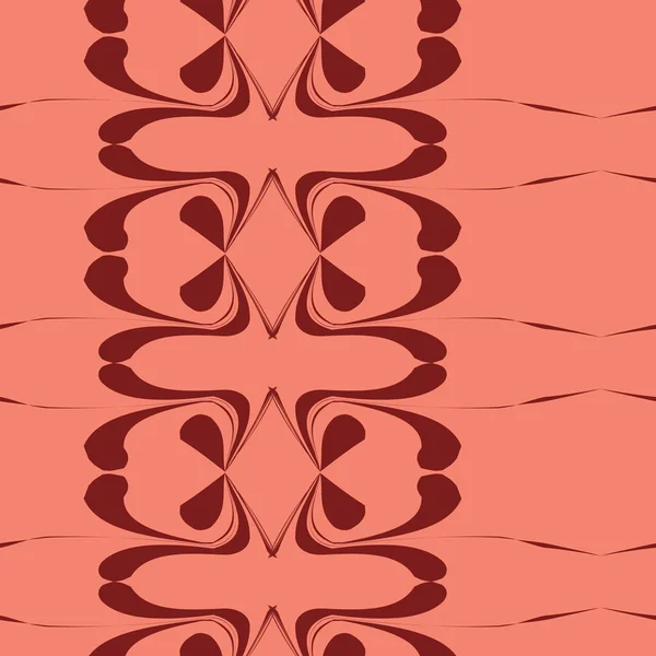 Modèle rouge abstrait sans couture — Image vectorielle