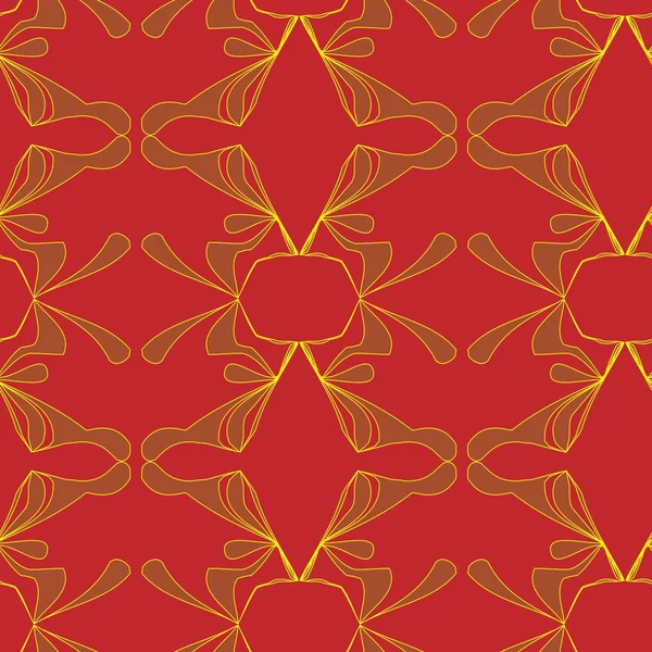 Nahtlose abstrakte rote Muster — Stockvektor