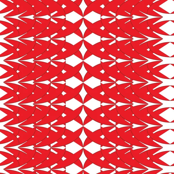 Bezešvé abstraktní červená vzor — Stockový vektor