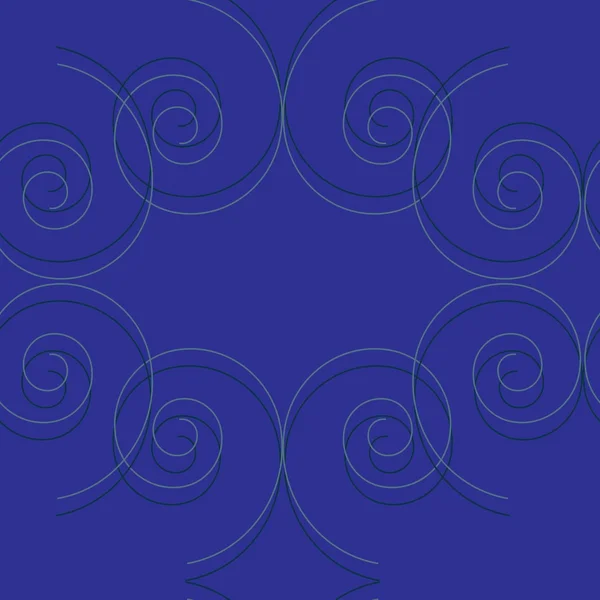 Modèle bleu abstrait sans couture — Image vectorielle