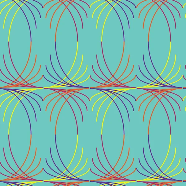 Sømløst abstrakt blått mønster – stockvektor