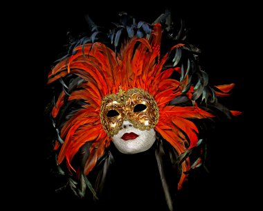 The Venetian mask clipart