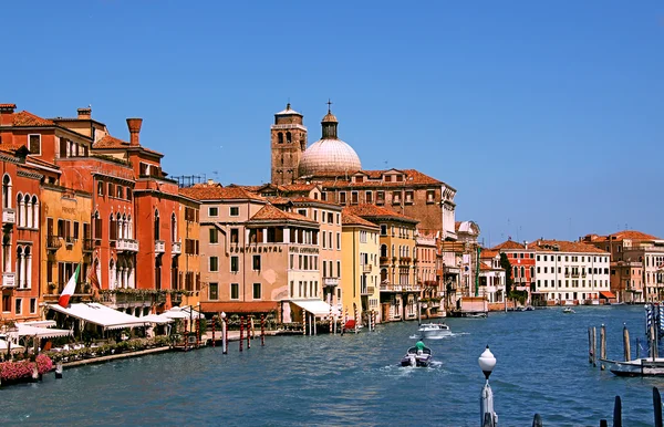 Het grote kanaal in Venetië, — Stockfoto