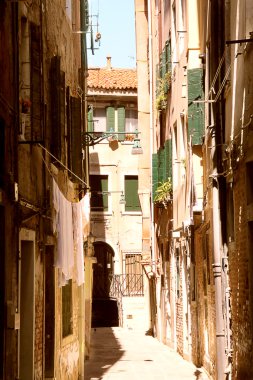 küçük Caddesi Venedik. İtalya