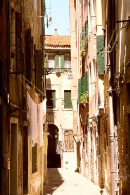 Small street in Venice. Italy clipart