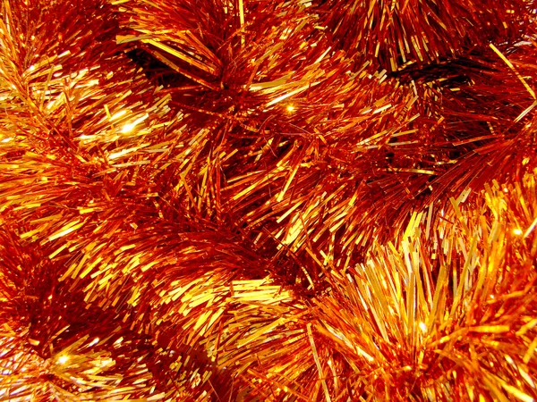 Tinsel for a fur-tree — Stock Photo, Image