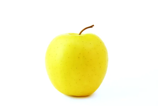 Żółte jabłko — Zdjęcie stockowe