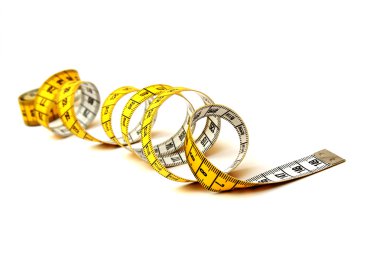 Measuring tape spiral clipart