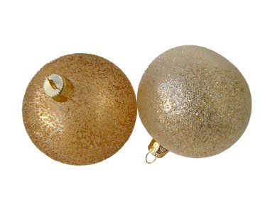 Three christmas balls clipart