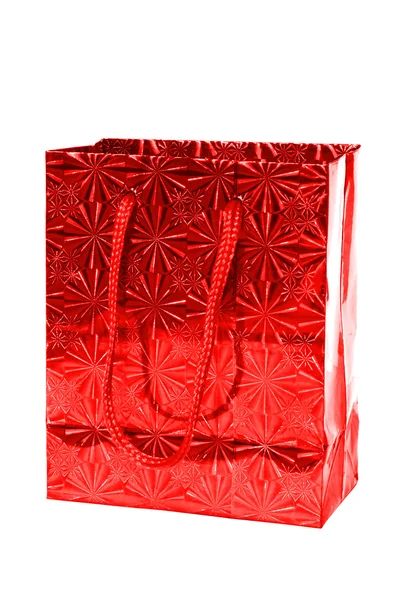 Rotes Paket für ein Geschenk — Stockfoto