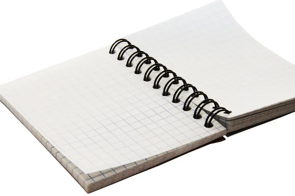The note notepad in a cage — Stock Photo, Image