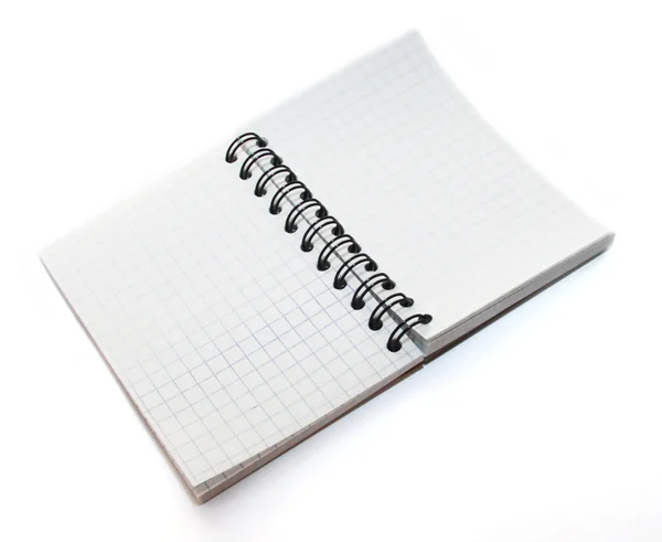 The note notepad in a cage — Stock Photo, Image