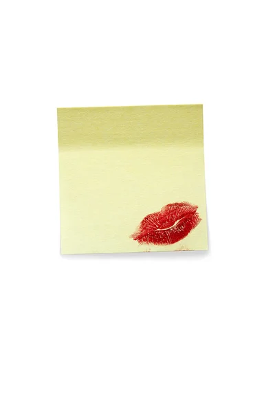 Beijo impressão 1 — Fotografia de Stock