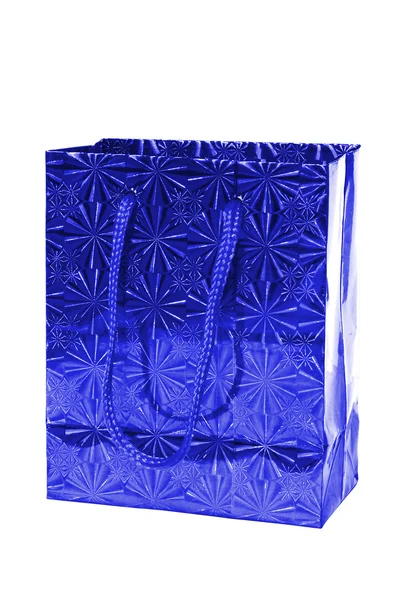 Mörk blå paketet för en gåva — Stockfoto