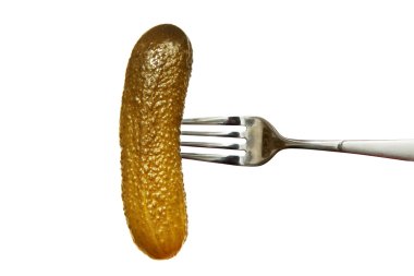 Pickle on a plug 1 clipart