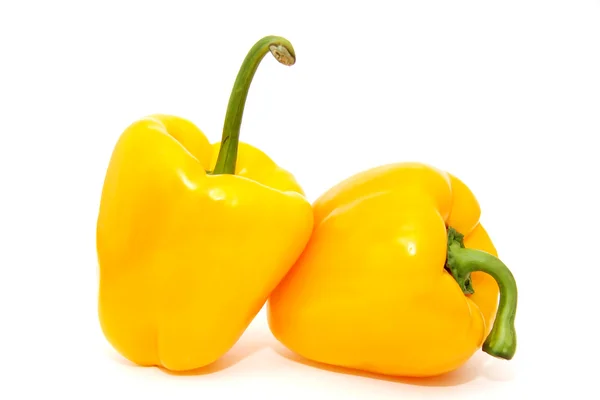 Two yellow pepper — Stock Photo, Image