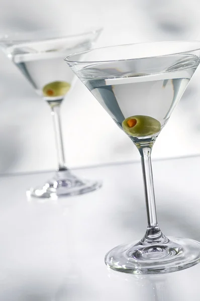 Martini met olijfolie — Stockfoto