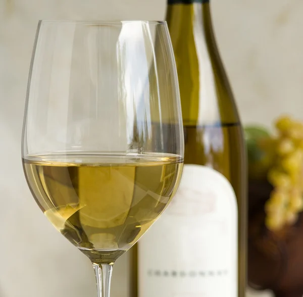 Chardonnay-vin — Stockfoto