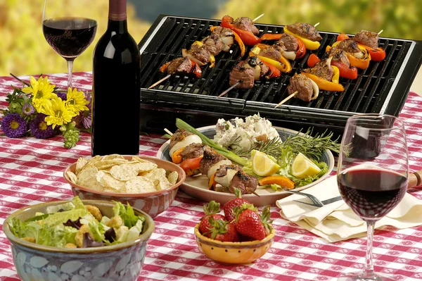 stock image BBQ picnic