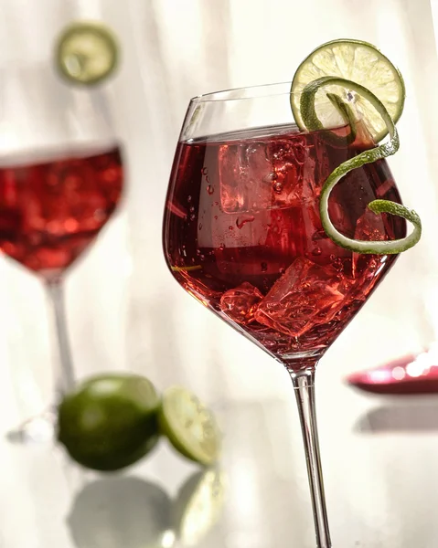 Вино коктейль — стокове фото