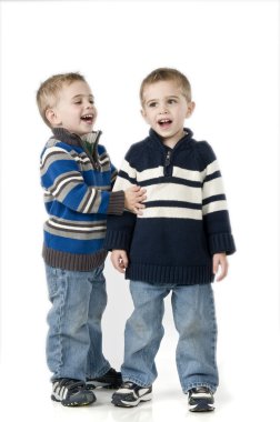 Twins singing clipart