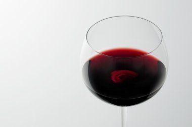 Glass of cabernet clipart