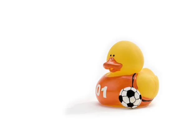 Fotbal kachna — Stock fotografie