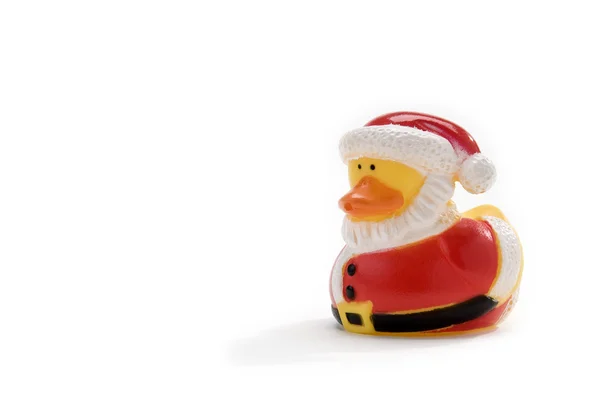 圣诞老人鸭 — 图库照片
