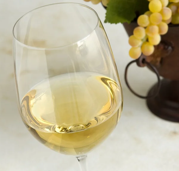 Vinho chardonnay — Fotografia de Stock