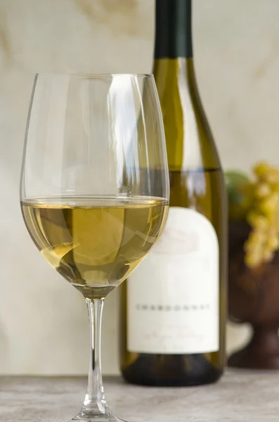 Vino Chardonnay — Foto Stock