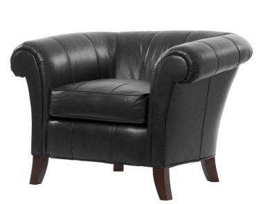 Leather arm chair clipart