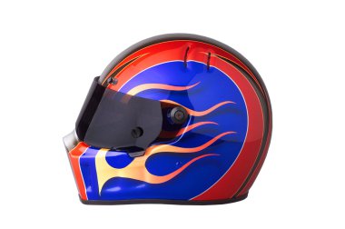 Racing helmet clipart