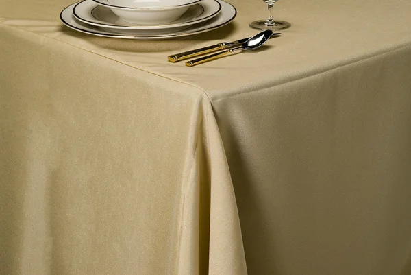 Chablis linen table cloth — Stock Photo, Image