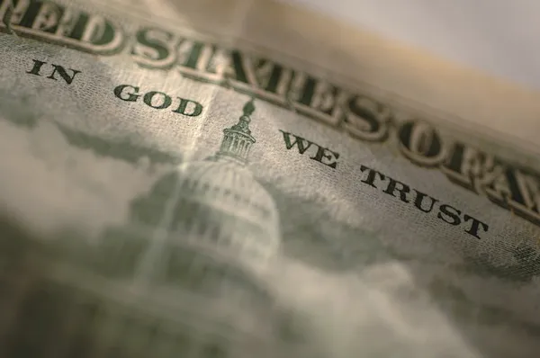 IN GOD WE TRUST — Stock Photo, Image