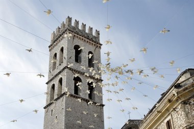 Basilica in Assisi, Italy clipart