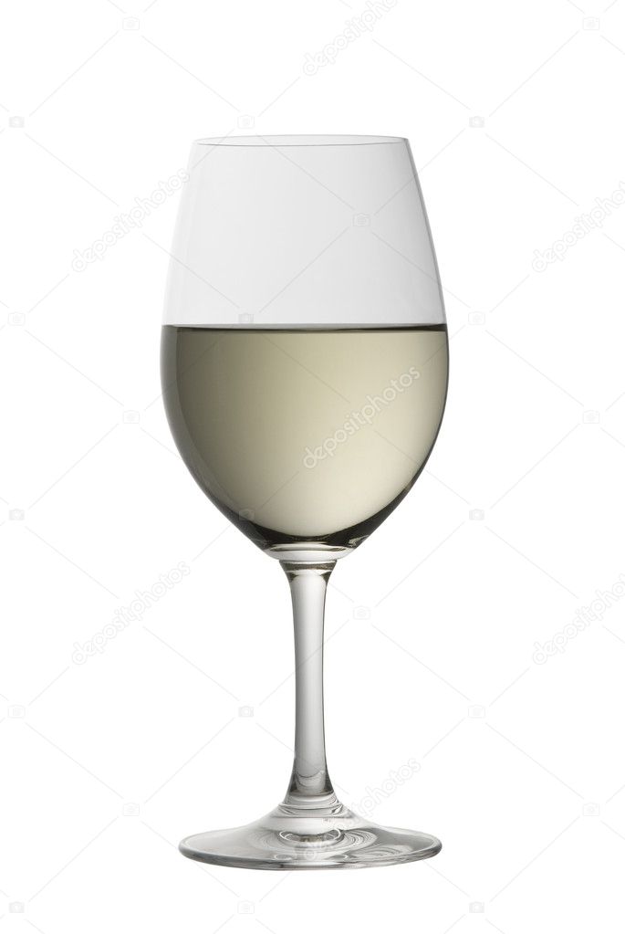 Glass of sauvignon blanc