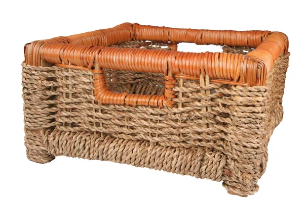 Braided basket — Stock Photo, Image