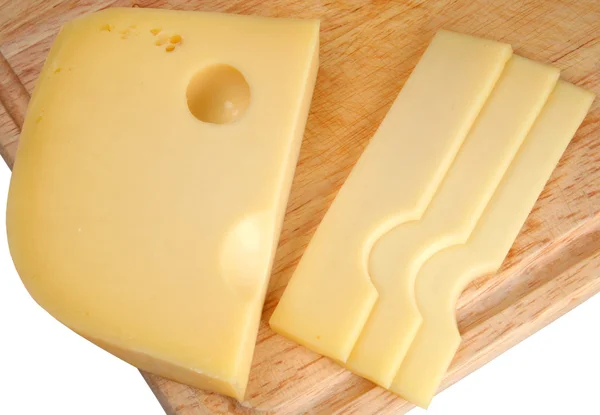 Käse in Scheiben — Stockfoto