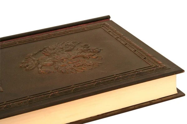 Книга древняя обложка — стоковое фото