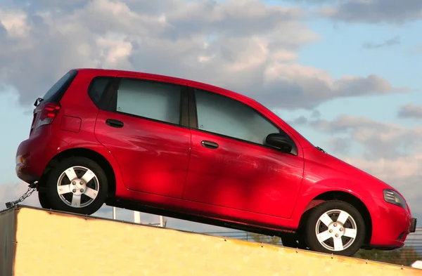 stock image The red car