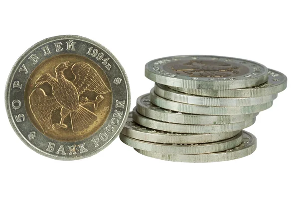 Монетный русский язык — стоковое фото