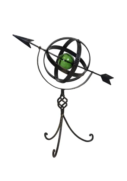 Металева Астролябія зі скляним інтер'єром — стокове фото