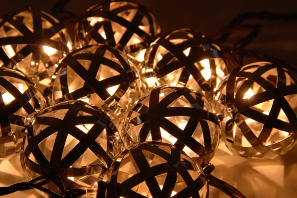 Cluster of ball lanterns — Stock Photo, Image