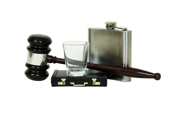 Alcohol juridische kwesties — Stockfoto