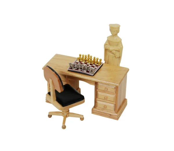 Zakelijke pre schaakmat — Stockfoto
