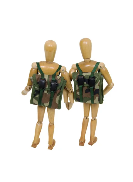 Couple backpacking — Stock Photo, Image